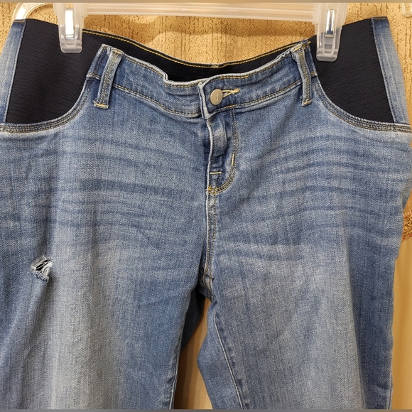 Maternity distressed jeans size 10 - Picture 2 of 8
